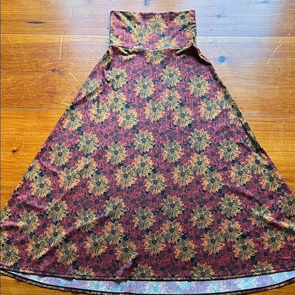 LuLaRoe floral strapless dress